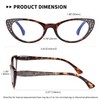 EYEURL Cat Eye Reading Glasses for Women Blue Light Blocking