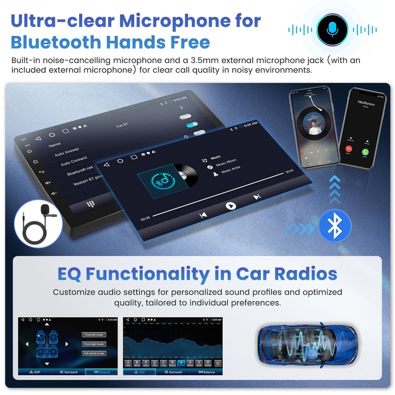 Inefala [2+64GB] Android 15 Car Radio for Jeep Compass 2017-2020