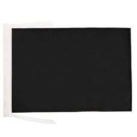 AZ FLAG Plain Black Flag 18'' x 12'' cords - Solid - Color SMALL flags 30 x 45cm - Banner 18x12 in