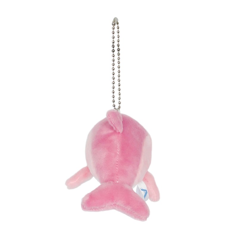 Aqua Stuffed Marine Anywhere and Friends Keychain Dolphin Pink 00080084