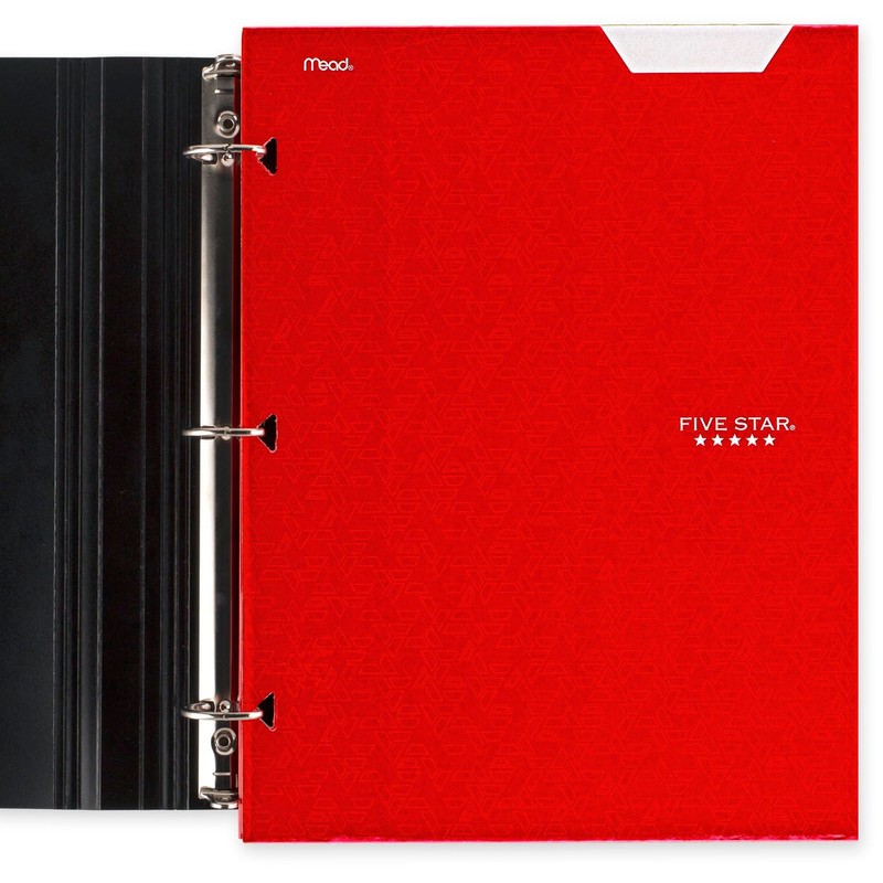 Five Star 4-Pocket Folder, 6 Pack, Paper Folder, Fits 3-Ring