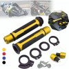Vmingo Puño Moto Cubre Contrapeso Aluminio Deportivo Universal Rojo