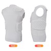 Youth Football Padded Shirt, Chest Rib Protector, Compression Padded Vest