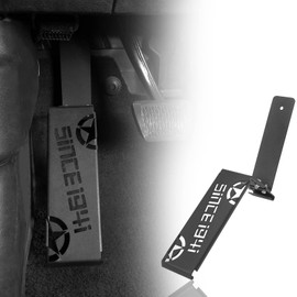 u-Box for Jeep Dead Pedal Left Side Foot Rest Metal Kick Panel for Jeep Wrangler JL & Gladiator JT 2018-2025 (Excluding 4xe)