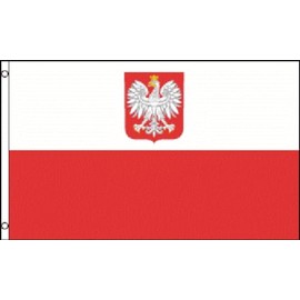 2x3 Poland Polska Eagle 2'x3' House Banner grommets Super Polyester