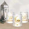12 Lanterns Table Decorations, Eid Mubarak, Ramadan, Islam, Gold, Star/Moon