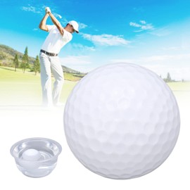 BuyWeek Floating Golf Balls, 2 Layers Float Water Range Golf Ball Golf Practice Balls Outdoor Sports Golf Training Balls (White)