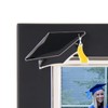 LASODY MDF Graduation Picture Frame with Cap and Certification -