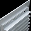 Fits 8x8 Duct Opening 2 Way Fixed Curved Blade Air
