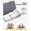 YOETEY Carry-on Suitcase, Backpacks, gray