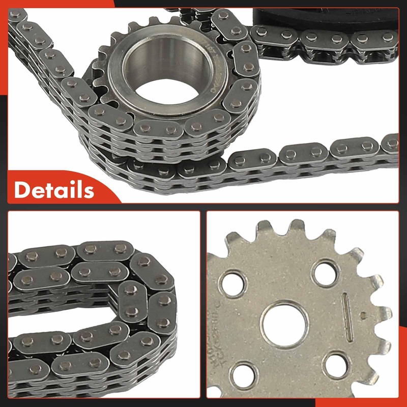 A-Premium 9PCS Engine Timing Chain Kit W/Sprocket & Tensioner &