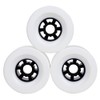 90mm x 52mm Pro Longboard Cruiser Wheels Flywheels (White)
