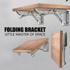 Professional Folding Console Heavy Duty 300 mm, Pack of 2