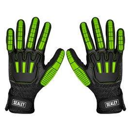 Sealey Cut & Impact Resistant Gloves - Large - Pair - SSP39L