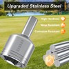 KPALAG Upgraded Stainless Steel Scissor Jack Socket Drill Adapter Compatible