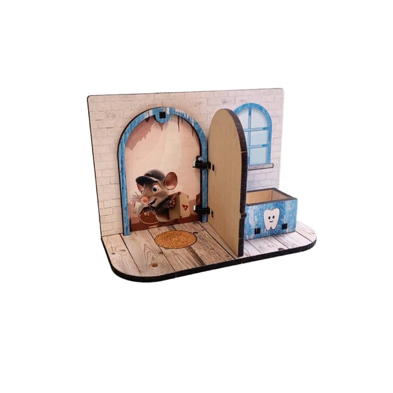 MADERCLIP Magic Door Mouse Perez (Blue)