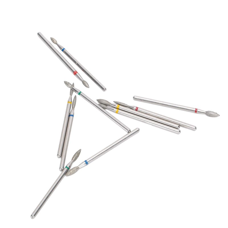 Diamond Nail Drill Bit Set, 11PCS Professionsal Cuticle Nail Drill