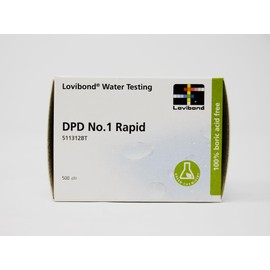 TEST ALL WATER - Lovibond DPD No. 1 Rapid Dissolve Tablets | 500 Pack | Accurate Chlorine & Bromine Testing | For Pools, Spas & Industrial Systems | Ensures Water Clarity & Safety