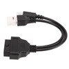 3pin 4pin Motorcycles OBD OBD2 Adapter Cable Easy Fault Detection