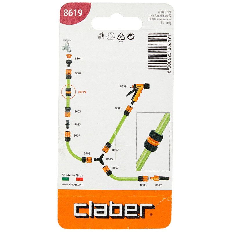 Claber 1/2 Inch Hose Mender