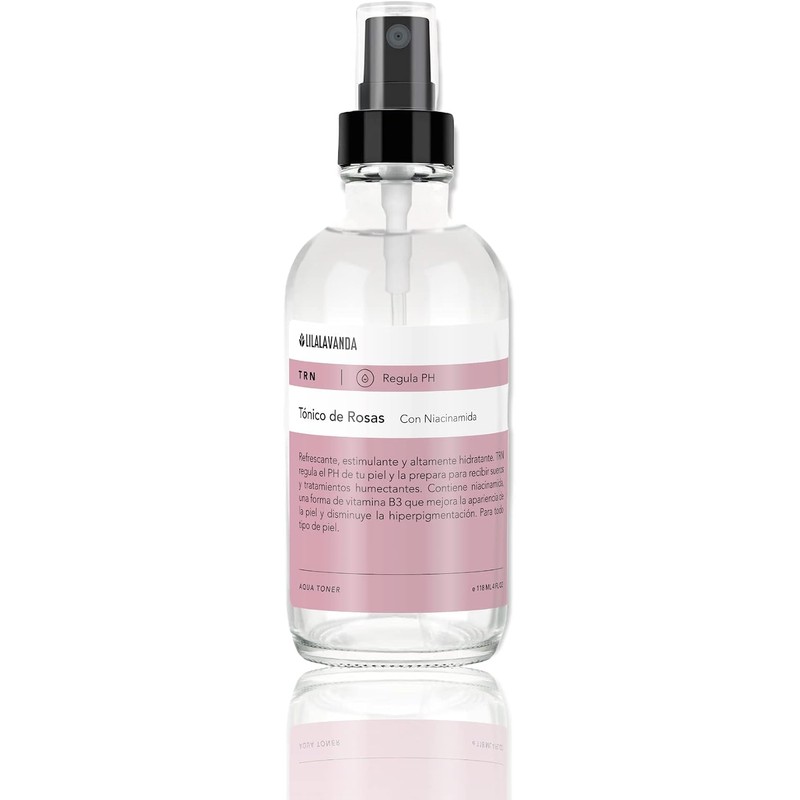 LilaLavanda – TRN Tónico Facial Agua de Rosas con Niacinamida
