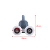 8Pcs Duschkabine Rollen Schiebetür Rolle Dusche Ersatzteile Glastürrolle (4 Oberrolle