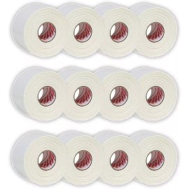 Mueller MTape Athletic Tape - White (1.5" x 15 yds - 12 Rolls)