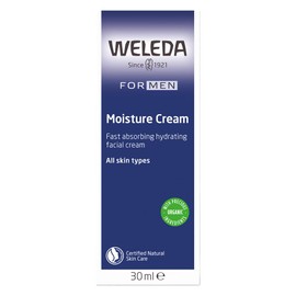 WELEDA Bio FOR MEN Moisturizing Cream – Natural Face Care for Men with Jojoba & Sesame Oil, Fast-Absorbing, for Dry & Sensitive Skin, 30ml