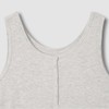 JAJU [JAJU] Women's Modal Ribbed Sleeveless Lounge T-shirt_Melange Oatmeal