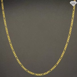 Nyc Jewelers 14K Gold Plated Italian Sterling Silver Figaro Link Chain Necklace 925 - 24