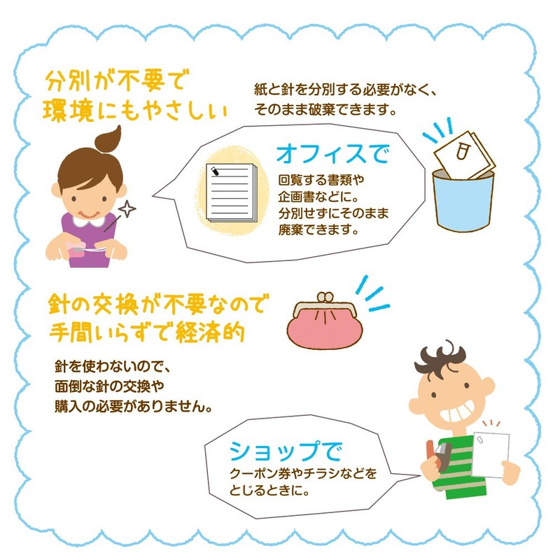 PLUS(プラス) プラス ホチキス 針なしホッチキス ペーパークリンチミニ ピンク SL-104NB 31-113