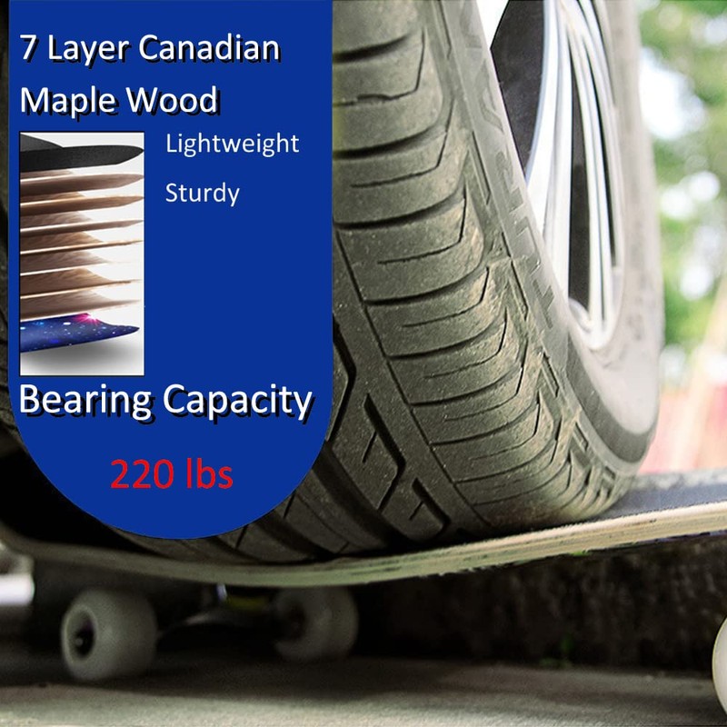 CAPARK Skateboards for Beginners Adults Youths Teens Kids Girls Boys