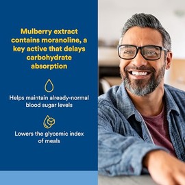 Natural Factors WellBetX Extracto de Morera – 100 mg, 90 Cápsulas para Control de Glucosa y Apoyo Metabólico