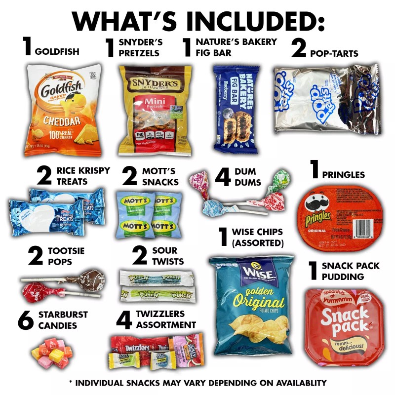 Chattering Chimps Healthy Nut Free Snacks Chips Candy 45 Count