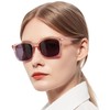 MARE AZZURO Reading Sunglasses 2.50 Women Stylish Outdoor Large Sun Readers 1.0 1.25 1.5 1.75 2.0 2.25 2.5 2.75 3.0 3.5 4.0 (Pink, 250)