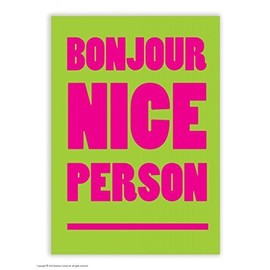 Bonjour Nice Person Postcard