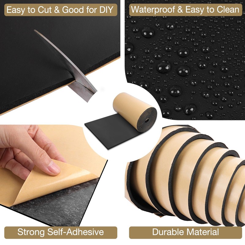 Sponge Neoprene Foam Padding Rubber Sheets with Adhesive Foam Sheet