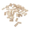 50Pcs Beech Wood Domino Tenon Stopper for Crafting Woodworking Furniture
