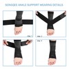 Ankle Support Brace Adjustable Strap Foot Compression Sleeves Socks for