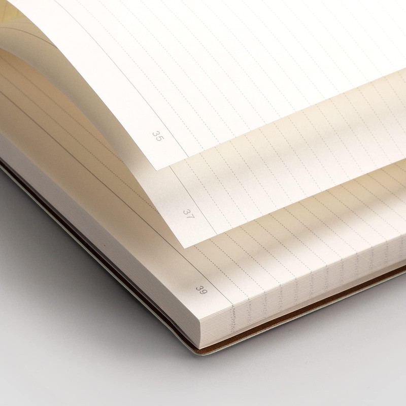 EMSHOI B5 Notebook Lined Journal, 204 Numbered Pages, Extra Large