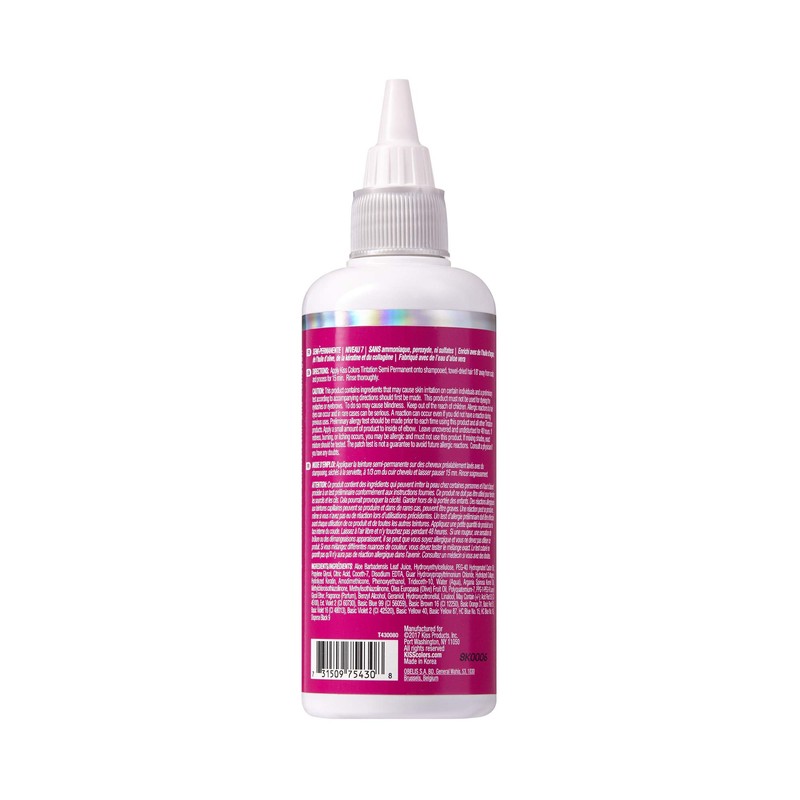 Kiss Tintation Semi Permanent Hair Colour With Argan Oil, Aloe