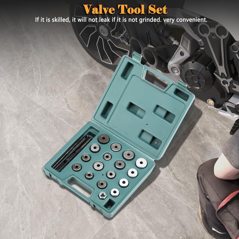 20pcs Valve Seat Reamer, Valve Seat Cutting Reamer Displacement Cutter
