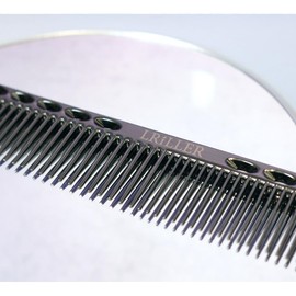 LRiLLER(ルリエ) ビューティーコーム くし 櫛 コーム ヘアコーム COMB ケース付き ギフト 女性 男性 レディース メンズ AURA (ブラック)