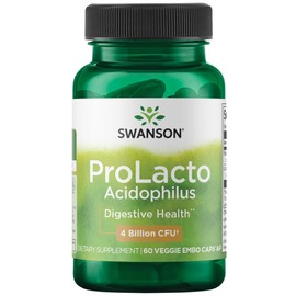 Swanson Swanson Prolacto Acidophilus 4 Billion Cfu 60 Veg Capsules