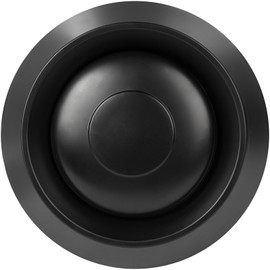 Vent Systems 4" Inch Black Plastic Universal Diffuser - Round Adjustable Air Vent - Ceiling Duct Cover - Hot and Cold Air Distribution in Residential and Commercial Buildings