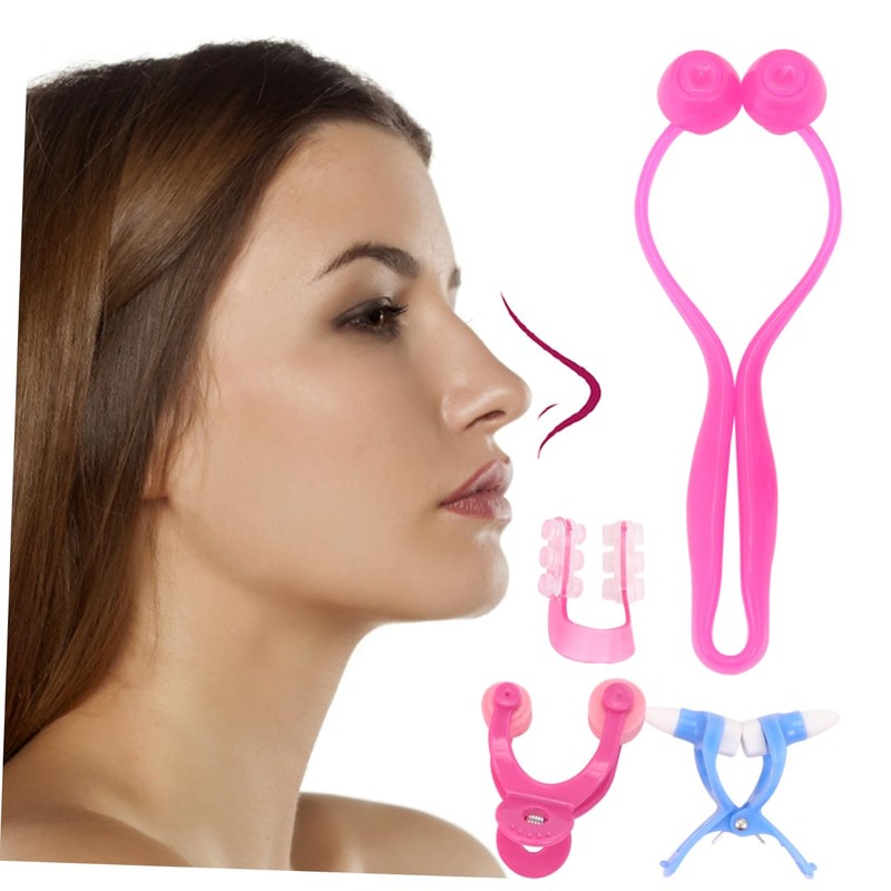 Healeved Nose Device 4pcs Nose Clips Rhinoplasty Corrector Lifter Face