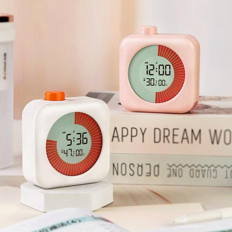 Digital Visual Timer - 60-Minute Countdown Timer, Time Management Tool