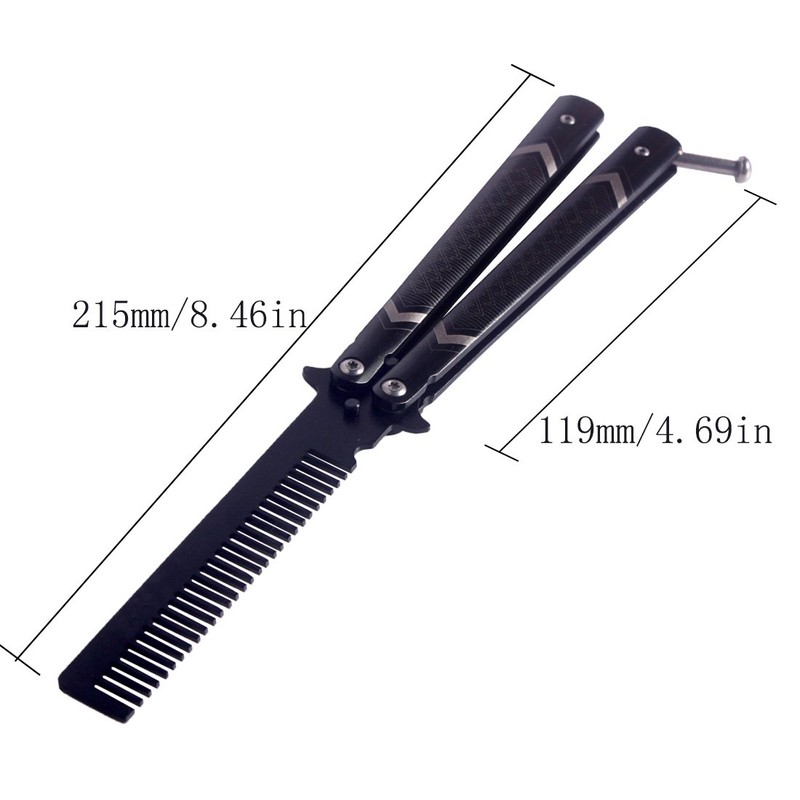 Andux Zone Practice Tool Flip Player Stainless Steel Comb Style