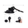 4 Pieces Heavy Duty Suction Cup Anchor with Securing Hook