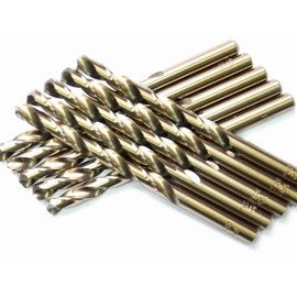 10PCS, 7/64", Cobalt Twist Drill Bits
